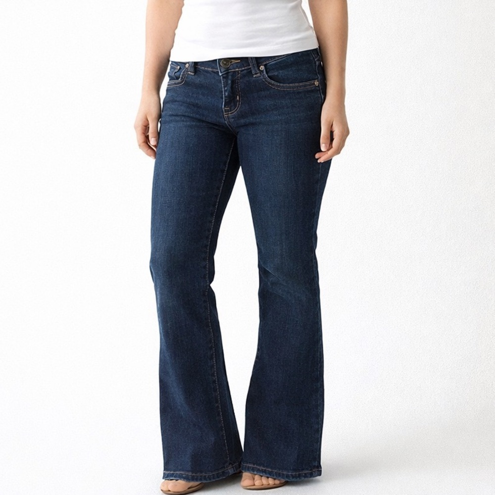 Lucky Brand Jeans Womens Sz 4 Bootcut Vineland Sweet N Low Blue Denim Embroidery